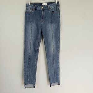 JBD Jeans Skinny Front Seam Step Hem Sz 6